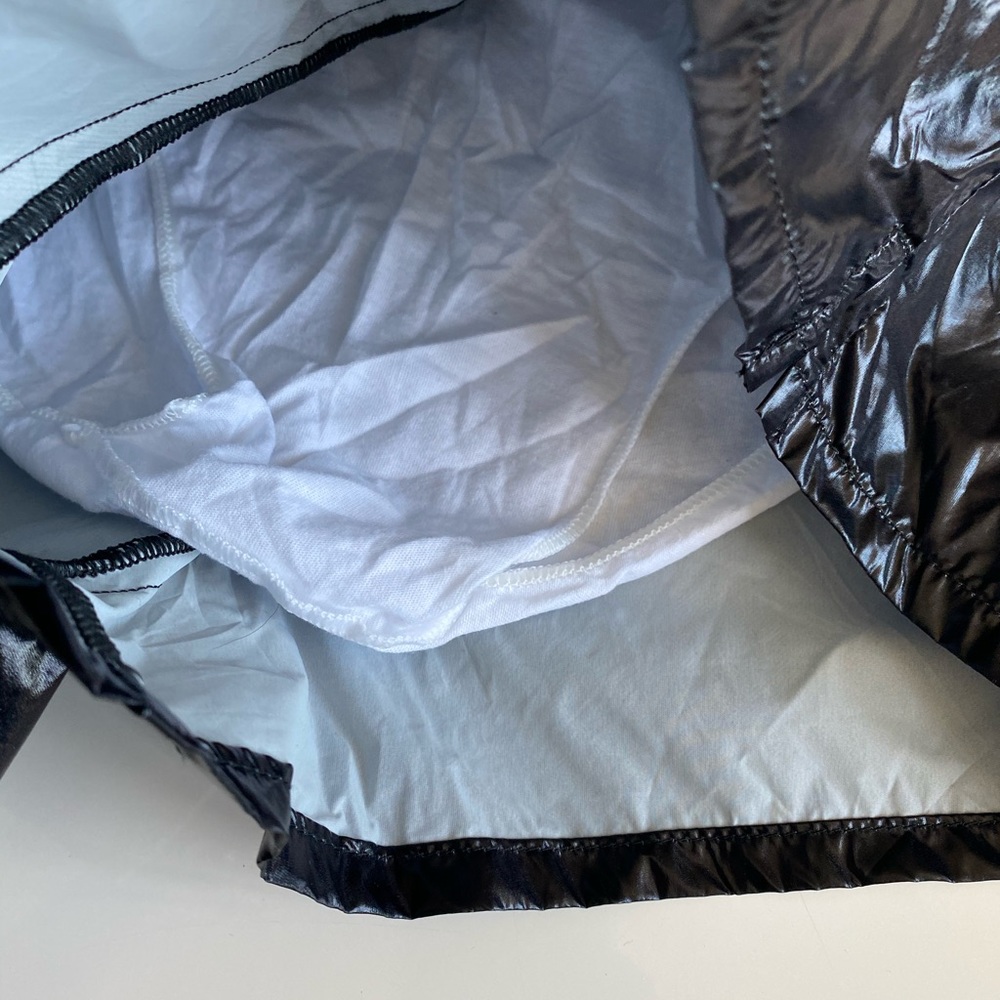 BNWT American Apparel Shiny Sun Short Black Foil - Picture 4 of 8